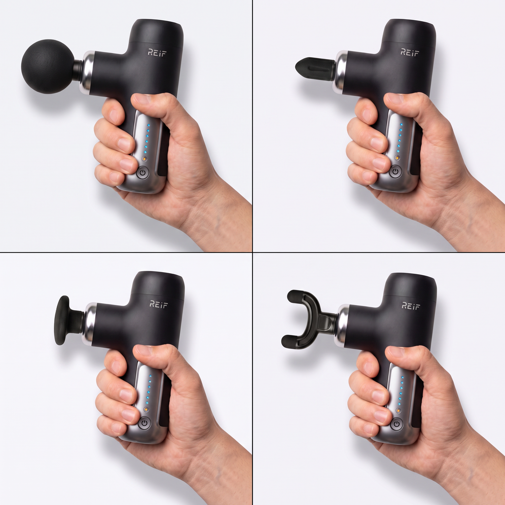 REIF™ – Pistola de Masajes Muscular